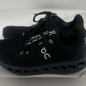 On Running Black Athletic Shoes
